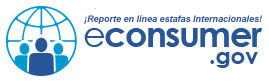 Report international scams online! econsumer.gov